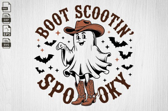 Boot Scoot Spooky SVG: A Halloween Cowpoke Design Review