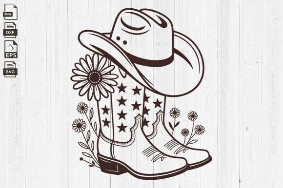 Boots and Cowboy Hat Embroidery Design Review