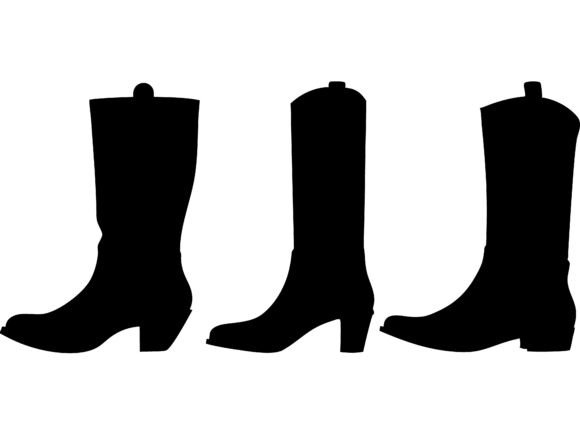 Cowboy Boot Silhouettes Vector: A Designer’s Practical Take