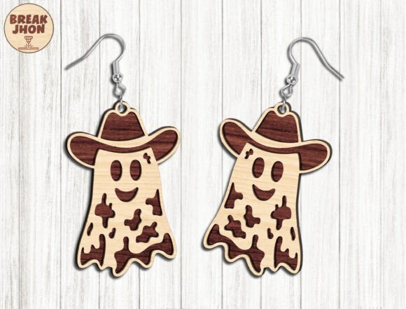 Cowboy Ghost Earrings SVG Review for Real Projects