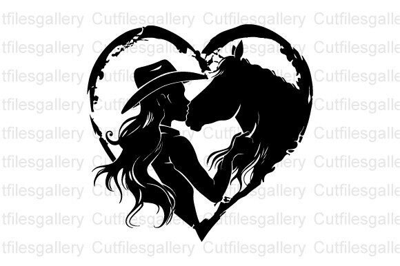Cowboy Girl Kissing Horse SVG Review for Real Projects