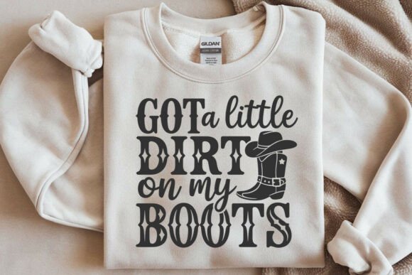 Got Dirt on My Boots SVG Cut File Review for Real Embroidery Projects