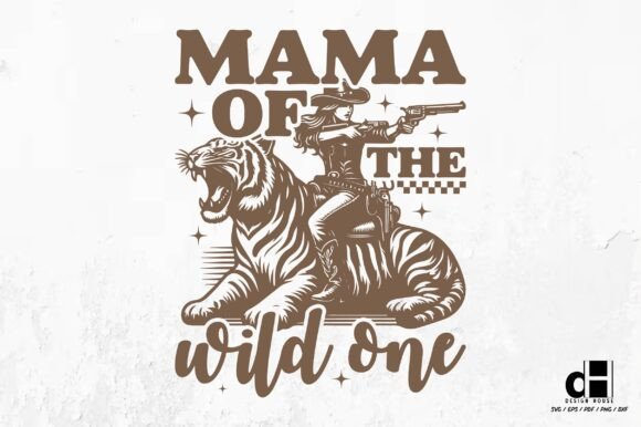 Mama of the Wild One: A Bold Western Mother’s Day Embroidery Design
