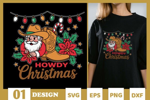 Western Santa Claus Holiday Cheer SVG Review